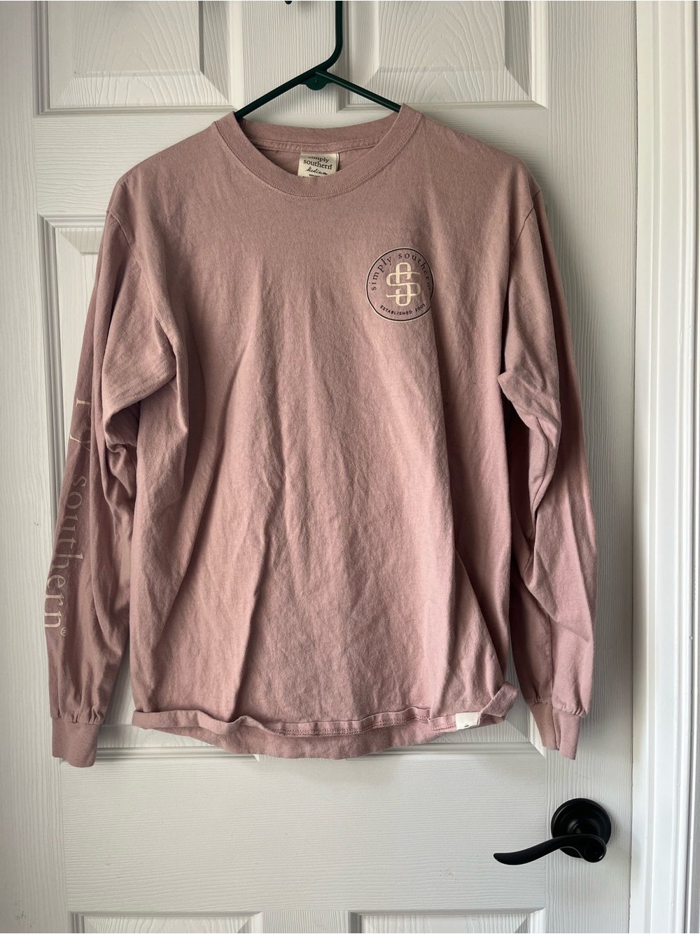 Women’s ' Long-Sleeve Logo Tee — Dusty Rose